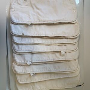 Thirsties size 2 duo inserts lot of 8 pair GUC hemp/cotton/microfiber